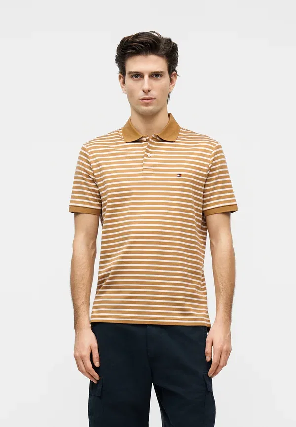 Поло Tommy Hilfiger Seasonal core essentials, сахара/слоновая кость