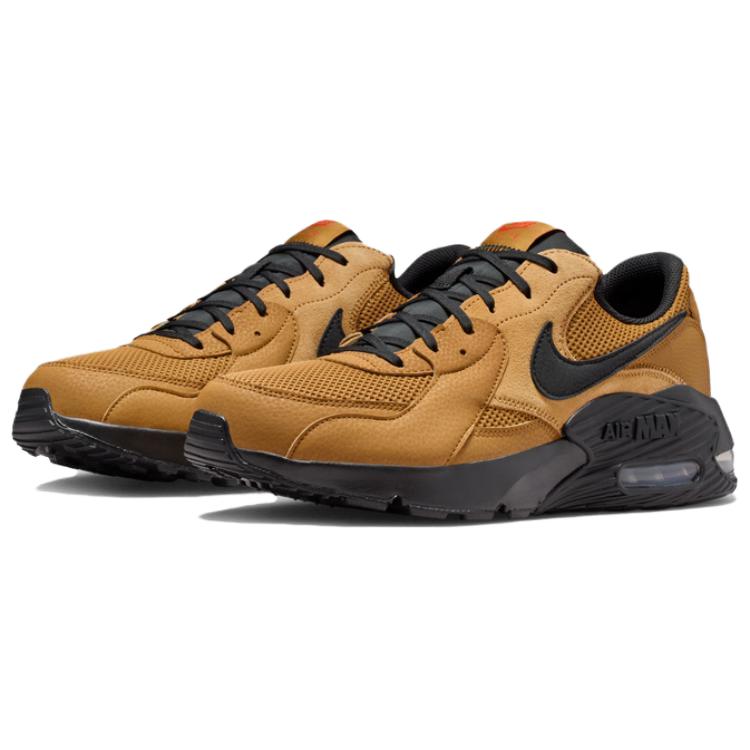 Кроссовки Air Max Excee низкие повседневные мужские Nike, Rye желтый/черный/Space Clay желтый — фото 4