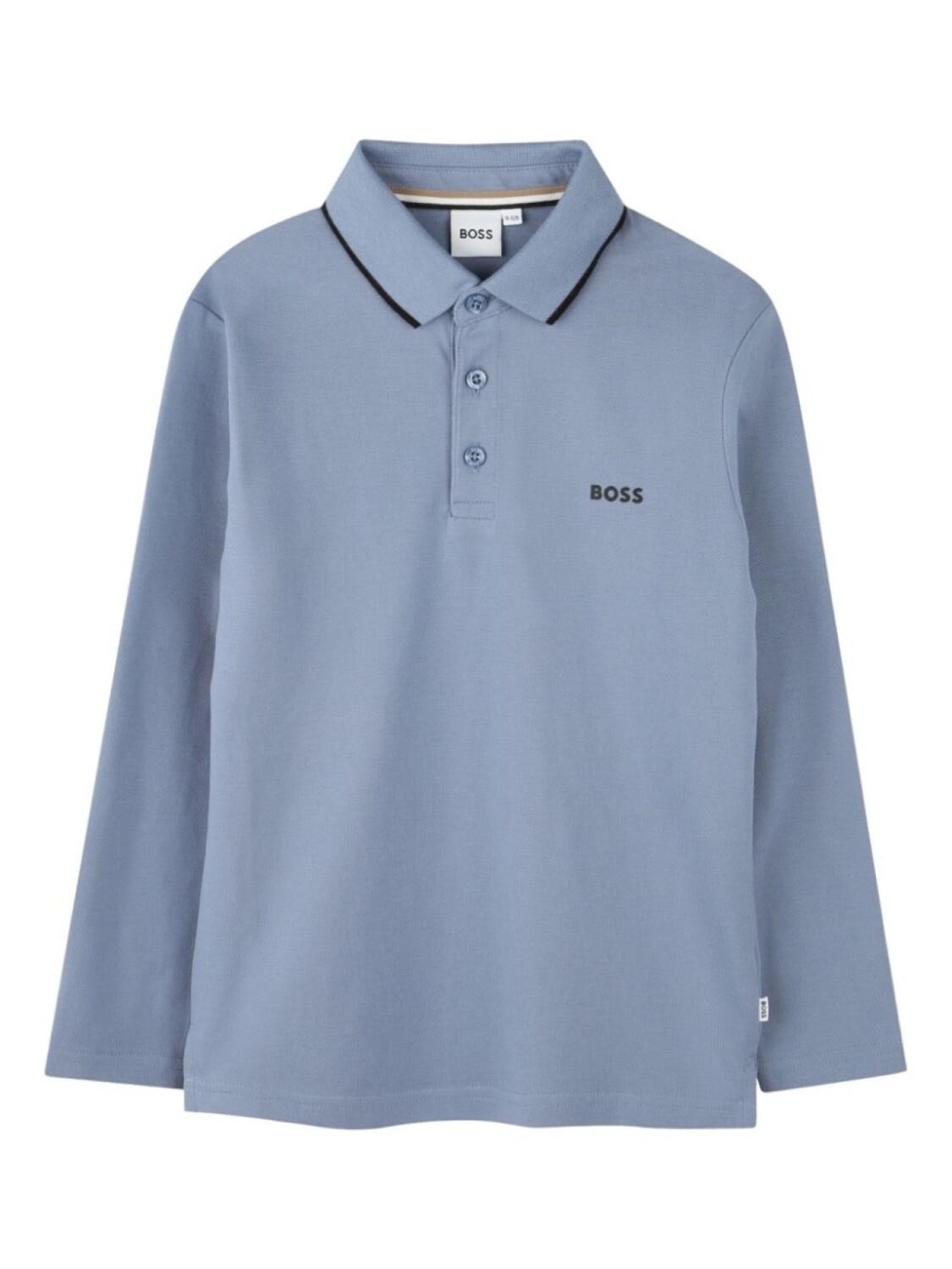 

BOSS Kidswear рубашка поло с длинным рукавом, синий