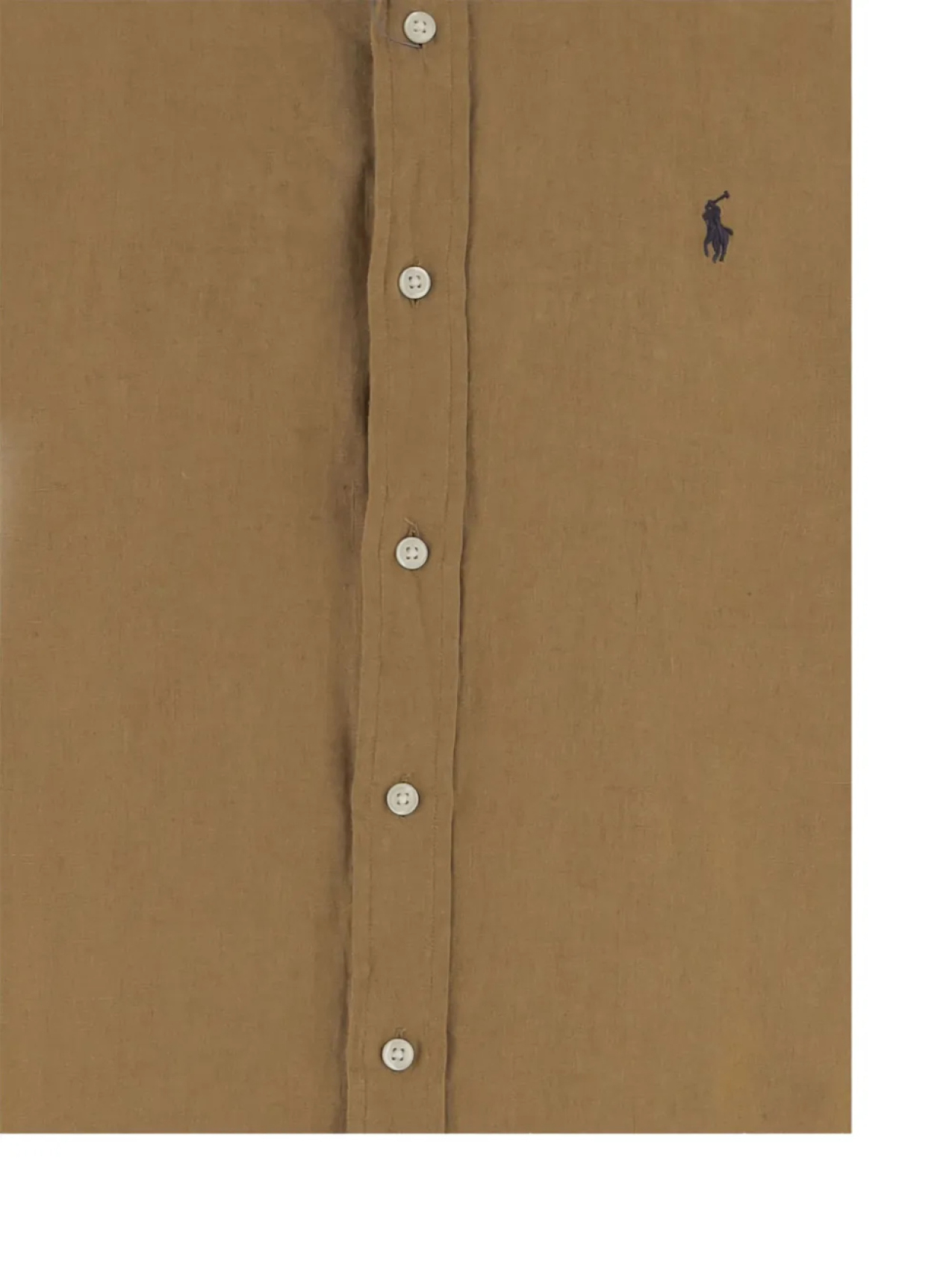 Рубашка из хлопка Polo Ralph Lauren, коричневый — фото 3