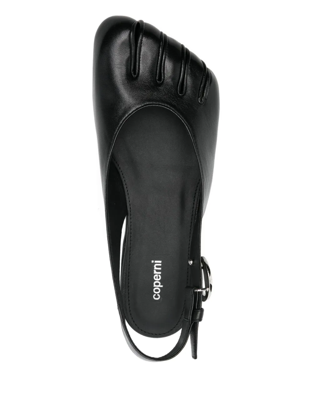 Туфли-лодочки с открытой пяткой и носком-капы COPERNI, черный — фото 4