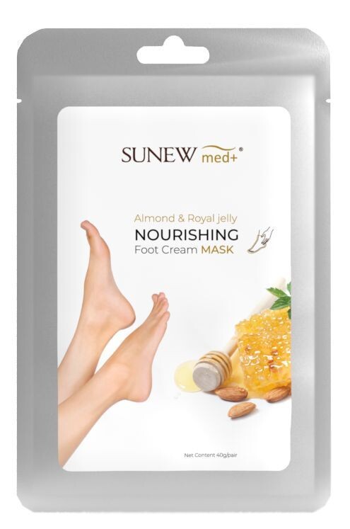 

SunewMed+ Migdał & Mleczko Pszczele маска для ног, 40 g