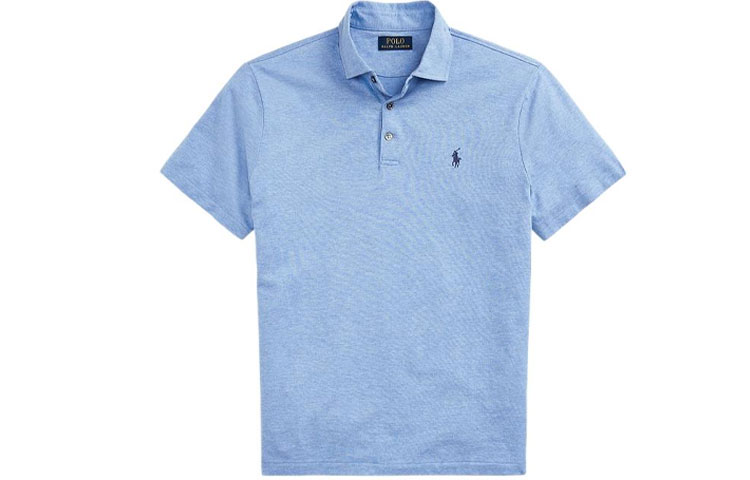 

SS22 Футболка поло мужская синяя Polo Ralph Lauren