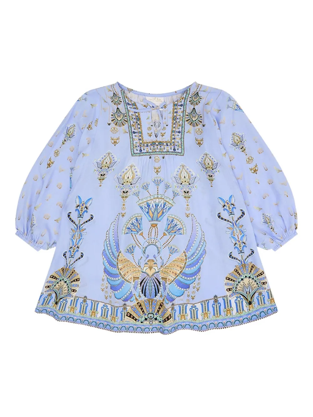 

Платье с узором «летучая мышь» Camilla Kids, фиолетовый
