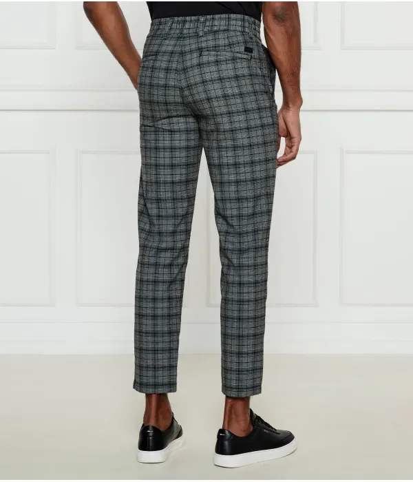 Брюки чинос tapered fit Boss Orange, графитовый — фото 3
