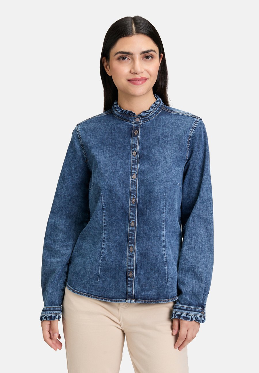 

Блуза Cartoon MIT RÜSCHEN, Dark Blue Denim/Blue