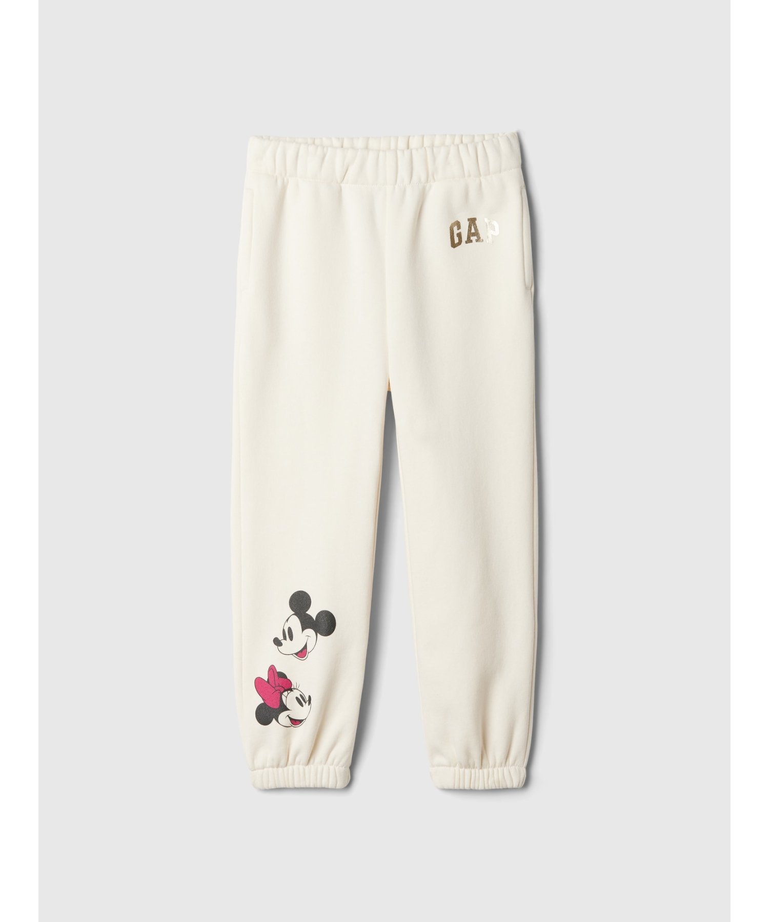 Брюки babyGap Disney Logo Jogger Pants Gap, IVORY FROST