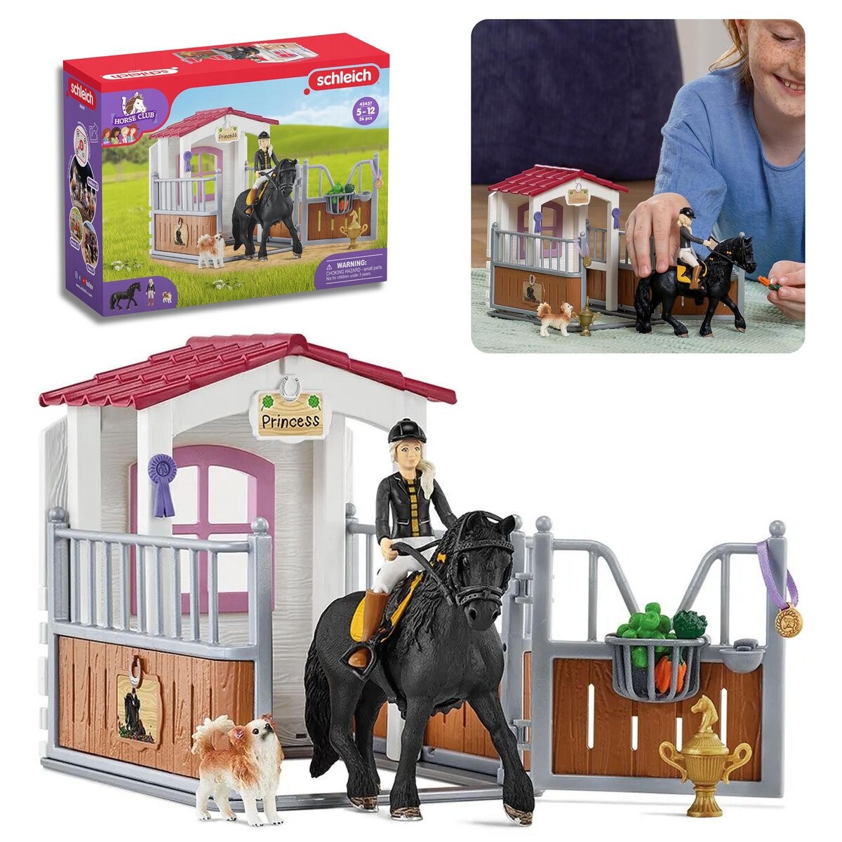 

SLH42437 Schleich Horse Club - Конюшня, конюшня Тори и Принцесса 5+