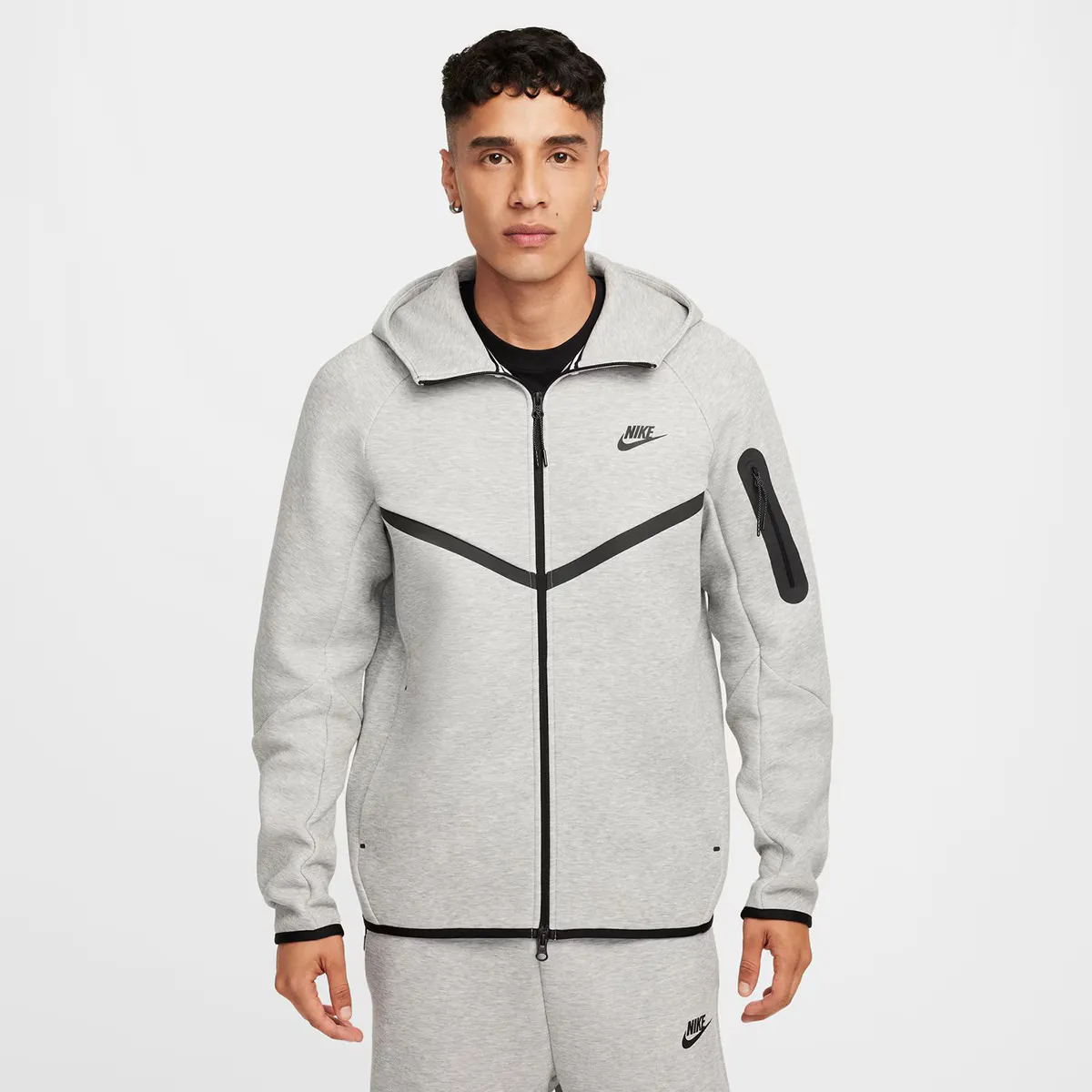 

Мужская толстовка Nike Tech Fleece, серый
