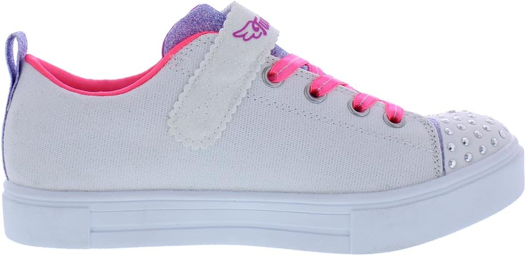 Детские кроссовки Skechers Twinkle Toes Sparkle Lite «Безумие единорога», белый — фото 3
