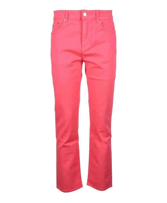 

Стильные джинсы из хлопка и эластана Department Five, розовый