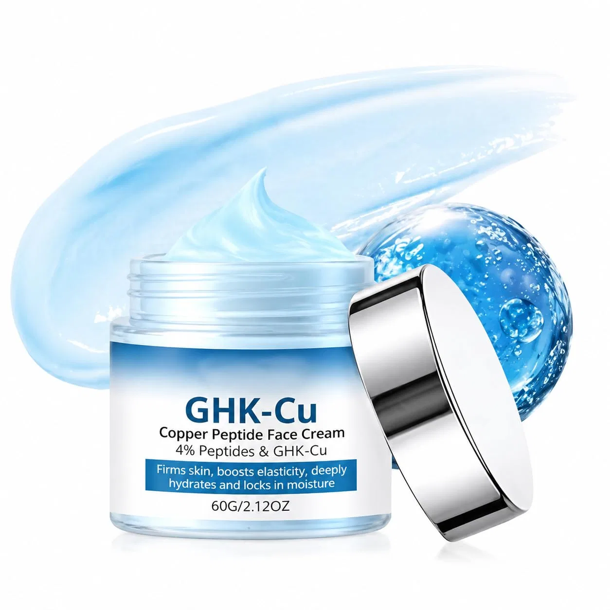 Крем для лица Barevel — С медными пептидами GHK-Cu, 60 г