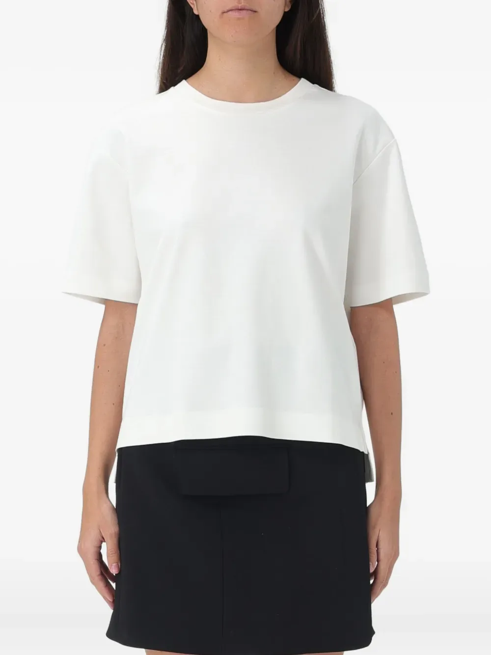 

Хлопковая футболка Weekend Max Mara, белый