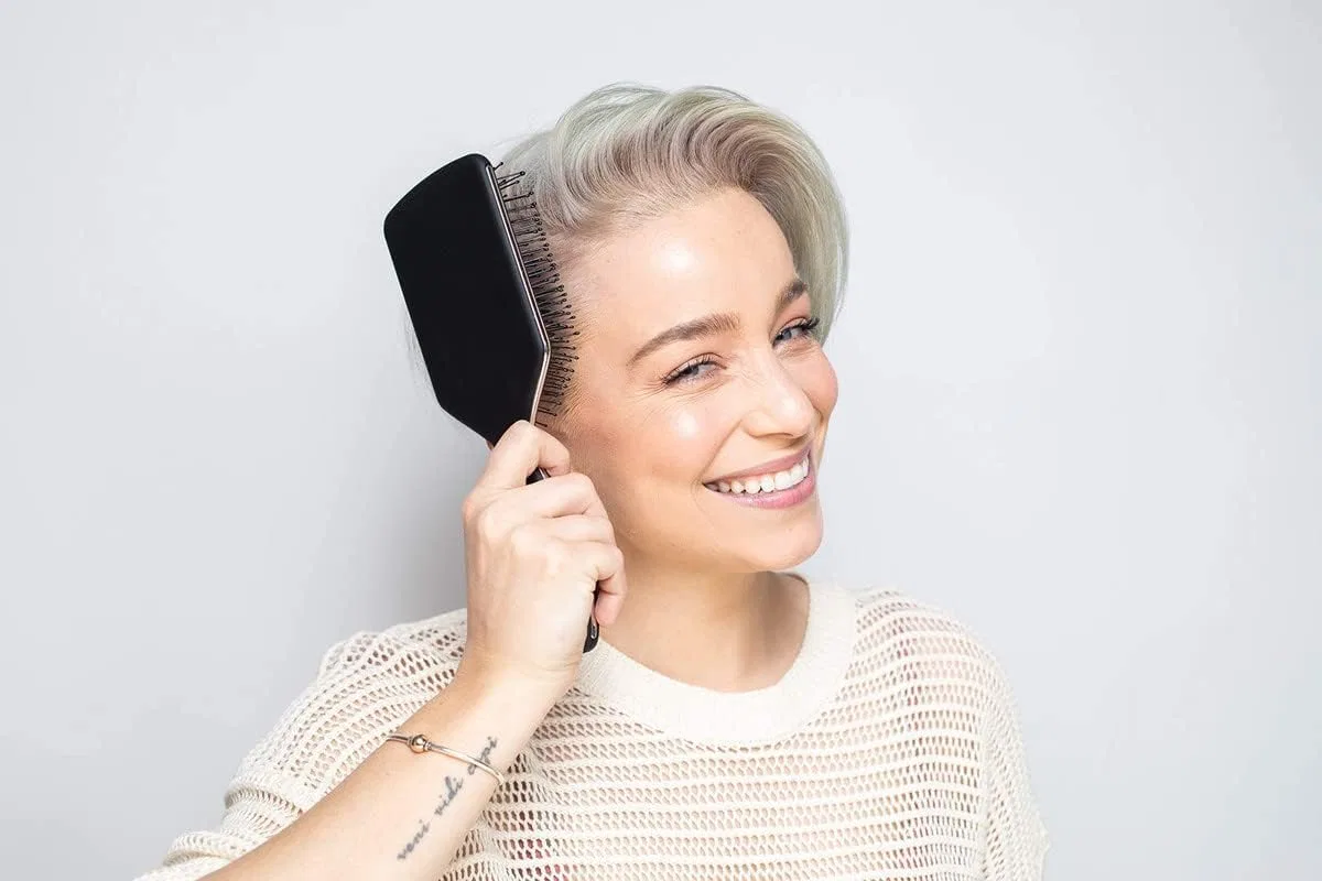 Щетка для волос FRAMAR Black Hair Brush для распутывания Framar, Black — фото 4