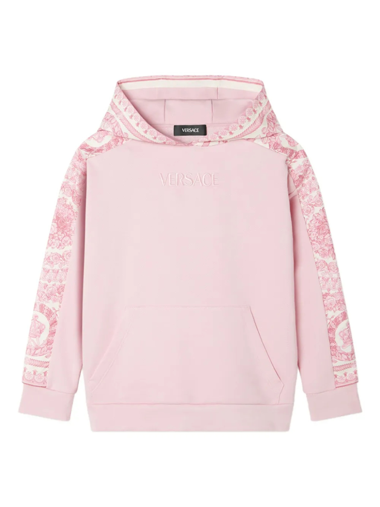 

Versace Kids худи с принтом Barocco, розовый