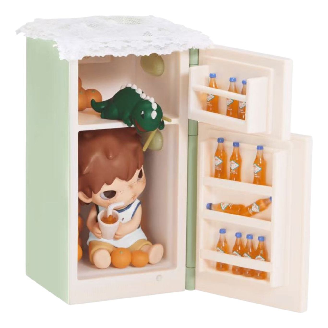 

Фигурка Pop Mart Hirono Figurine at the PTS International Toy Show 'Orange Soda'