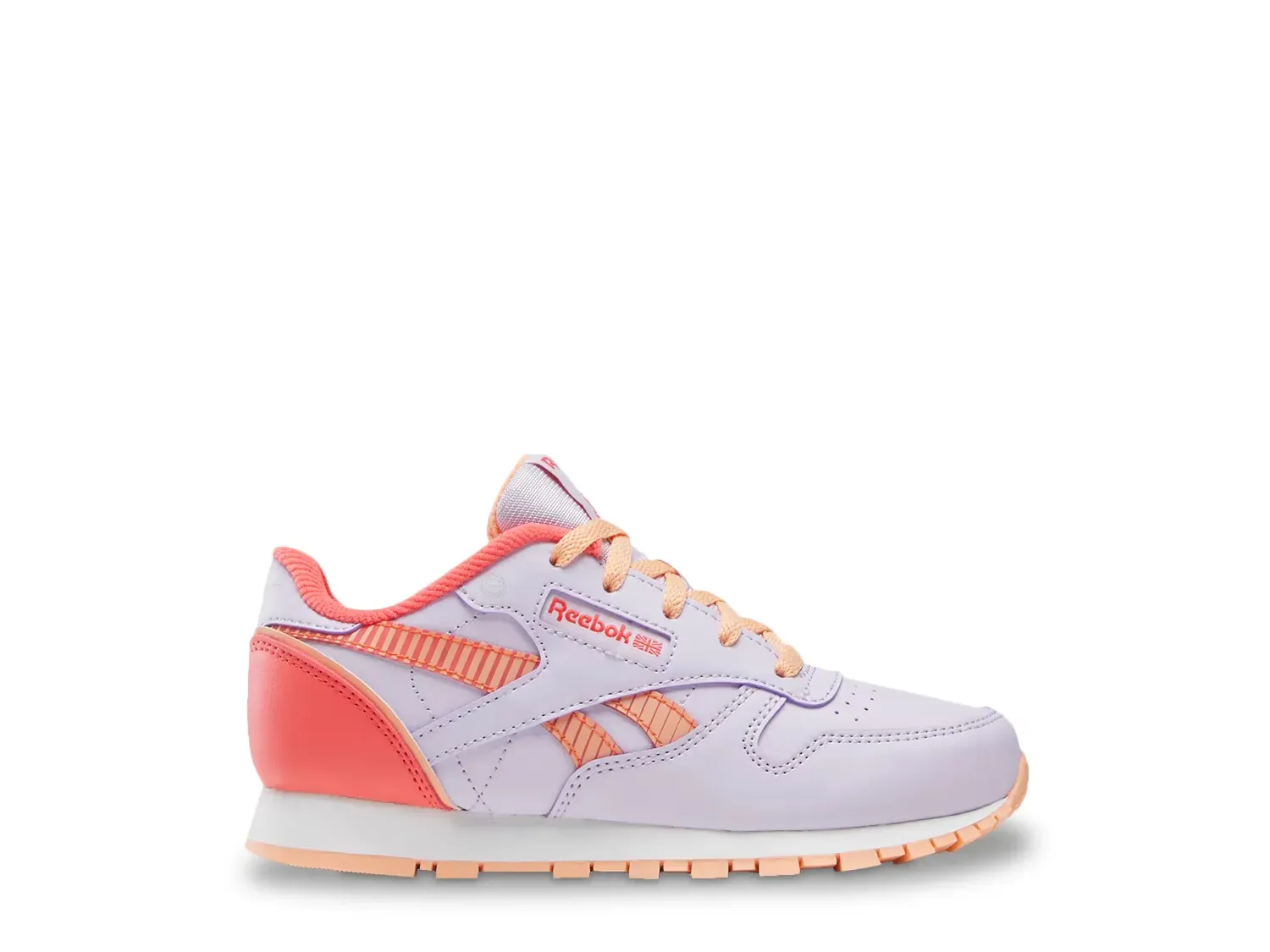 

Классические кожаные кроссовки с подсветкой Step 'n Flash 2.0 - детские Reebok, Purple