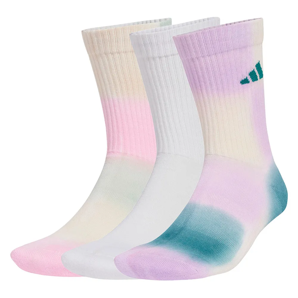 

Носки 3 шт adidas Tie-Dye crew, разноцветный
