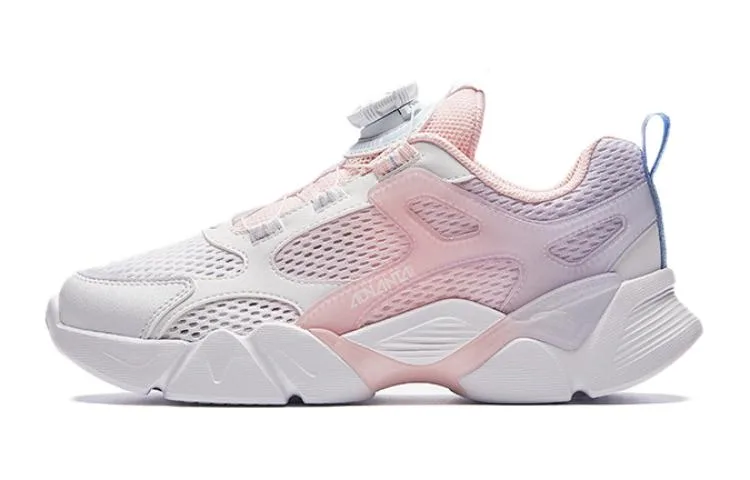 Antakids Детские повседневные кроссовки low top бело-розово-фиолетовые, нескользящие, износостойкие, дышащие