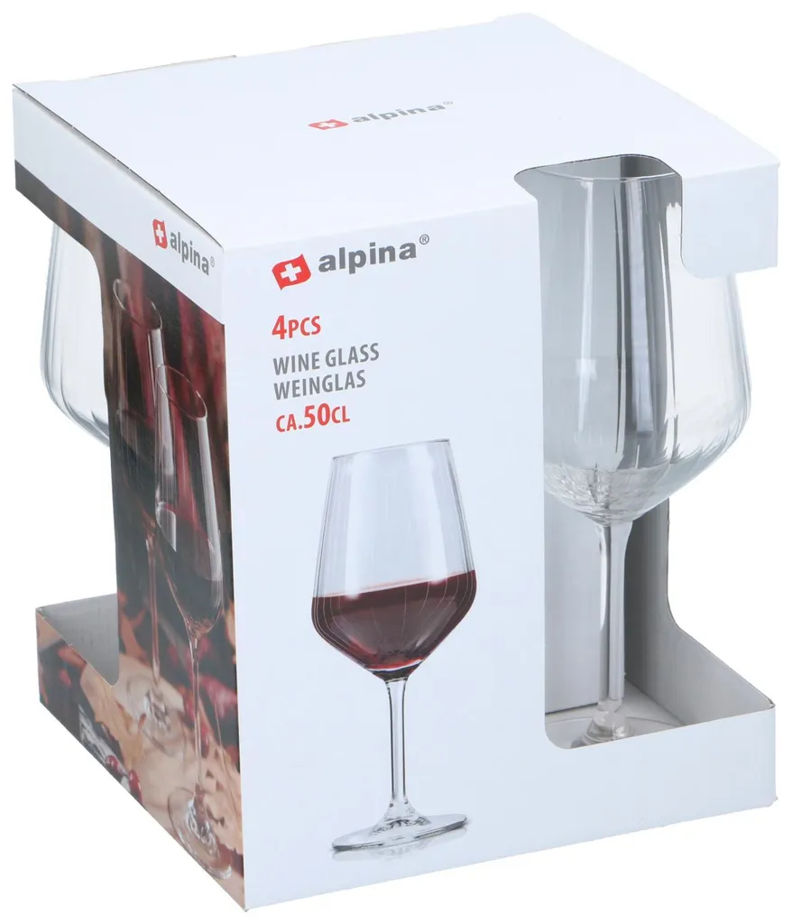 

Бокалы Alpina, прозрачный