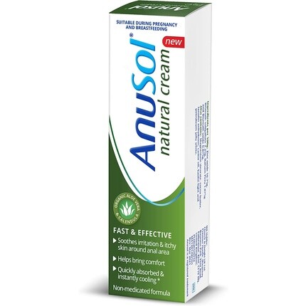 Крем для лица Anusol — Натуральный . от геморроя и зуда успокаивает и снимает зуд — подходит веганам, 30 г