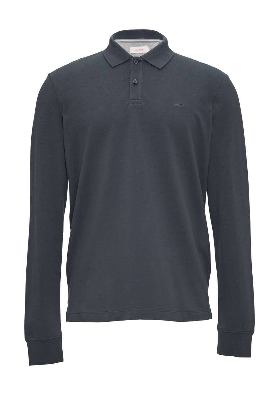 

Лонгслив s.Oliver Shirt, темно-серый