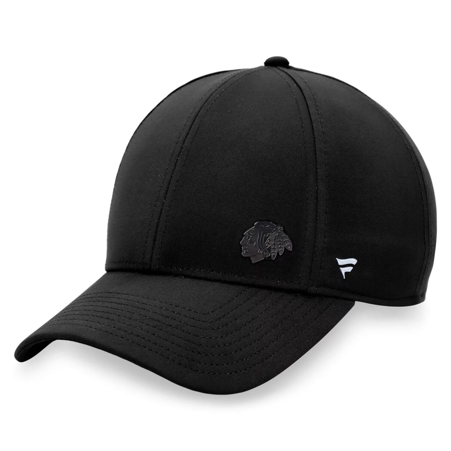 

Женская регулируемая кепка Fanatics черного цвета с логотипом Chicago Blackhawks Authentic Pro Road Fanatics