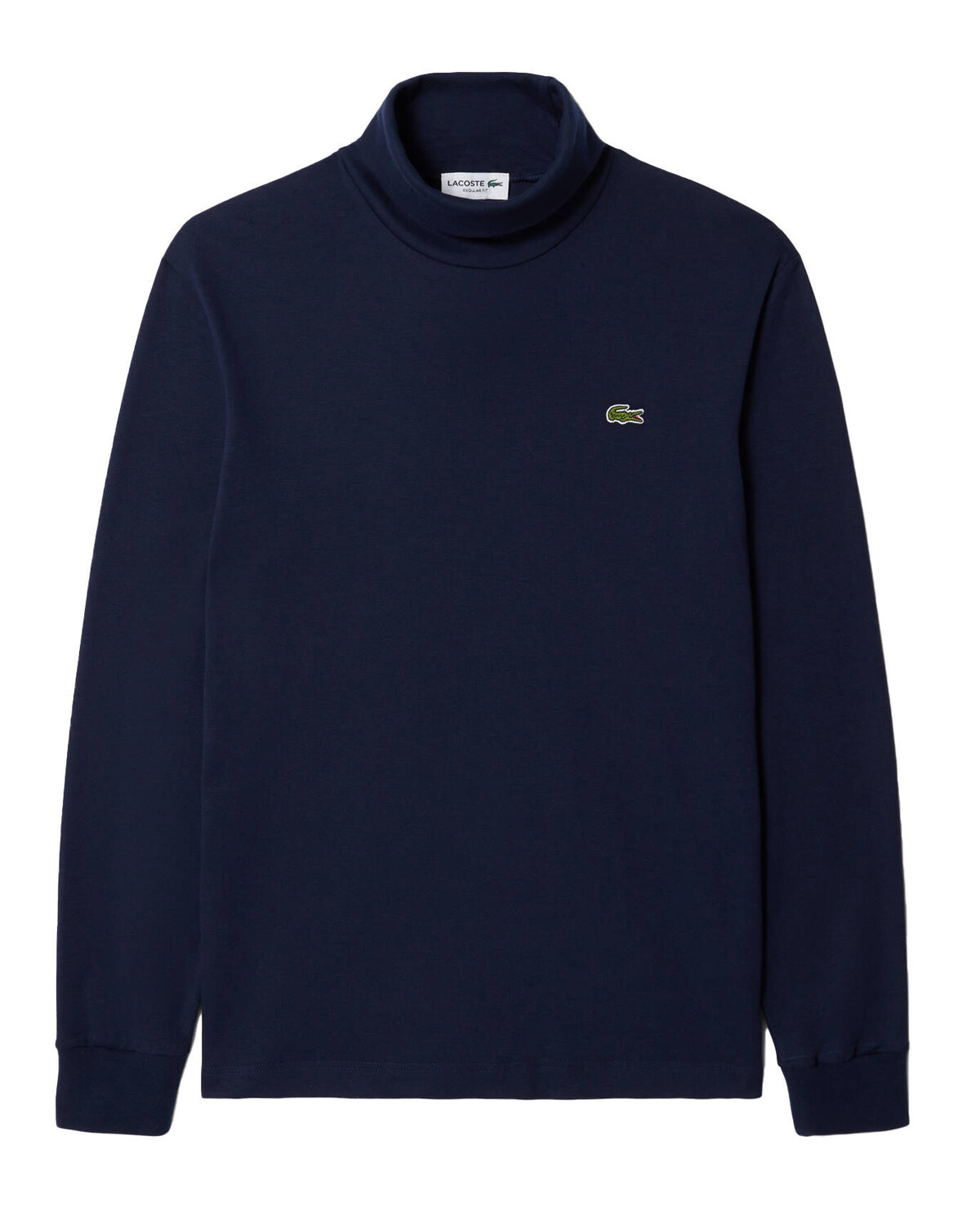 Рубашка стандартного кроя с высоким воротником Lacoste, синий