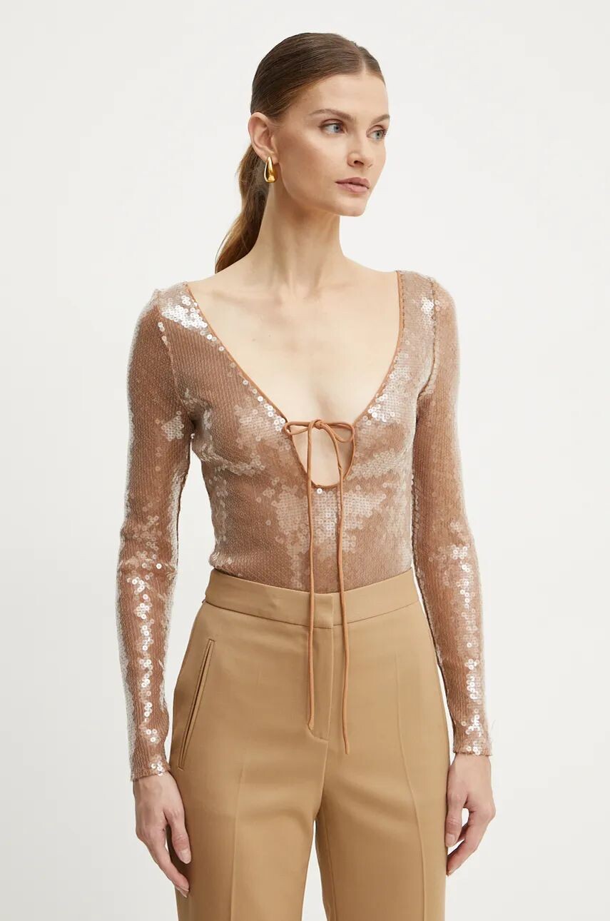 

Боди-бардо VERONA Bardot, коричневый