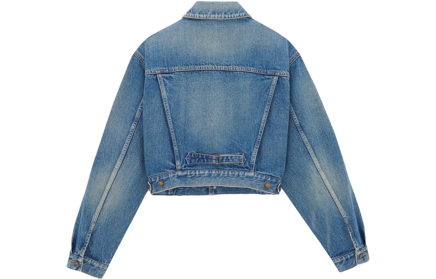 SAINT LAURENT Женская джинсовая куртка, цвет Blue