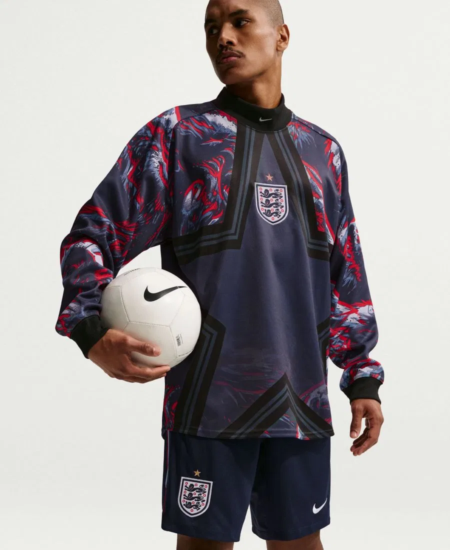 Футбольные шорты England Strike Soccer Dri-FIT Knit Shorts Nike, синий — фото 3