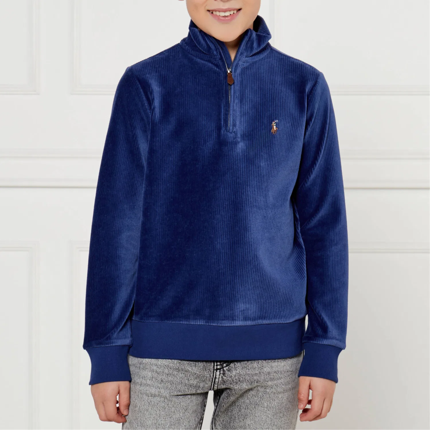 Свитер синий Polo Ralph Lauren — фото 4
