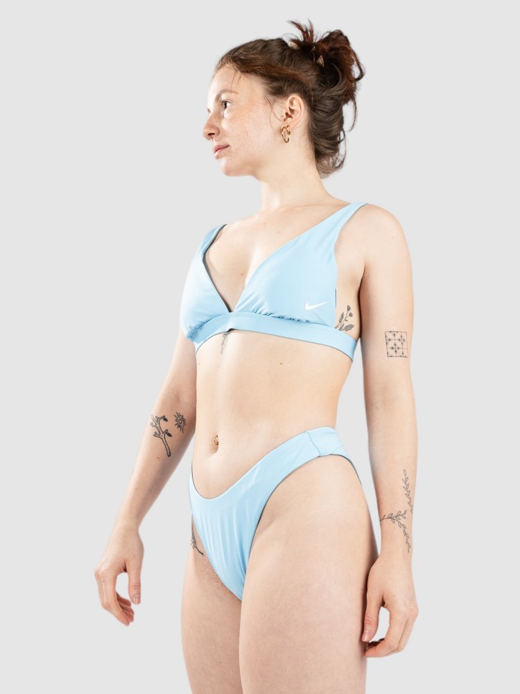 Топ бикини Nike Swim Bralette Bikini Top, aquarius blue — фото 3