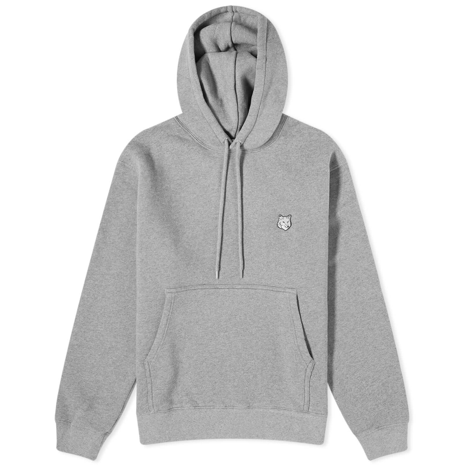 

Худи Maison Kitsune Bold Fox Head Patch Comfort, цвет Medium Grey Melange