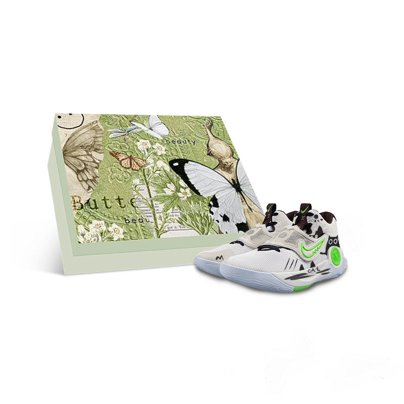 

Nike Баскетбольные кроссовки KD Trey 5 X Low Top мужские, белые, черные, зеленые