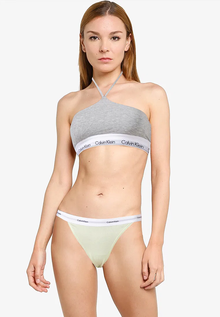 Трусы-бикини стринги, набор 3 шт., Calvin Klein — фото 4