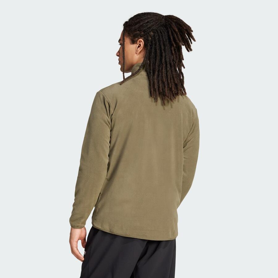 ADIDAS Флисовый топ Multi Essentials с застежкой-молнией 1/2 — фото 3