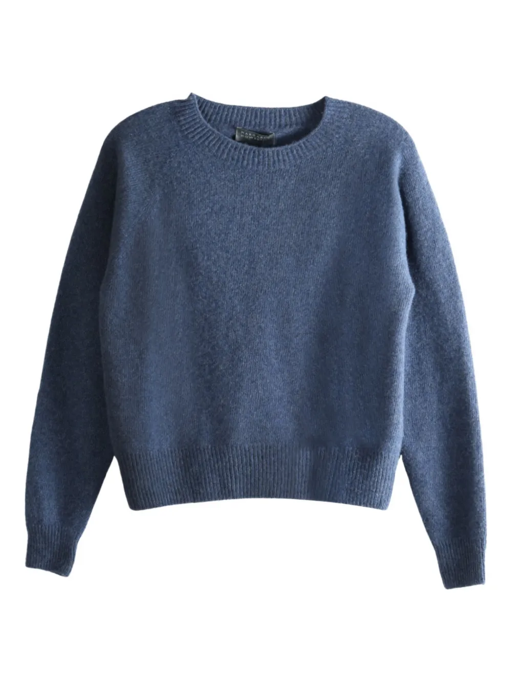 

Кашемировый свитер с круглым вырезом Margaret Howell, синий