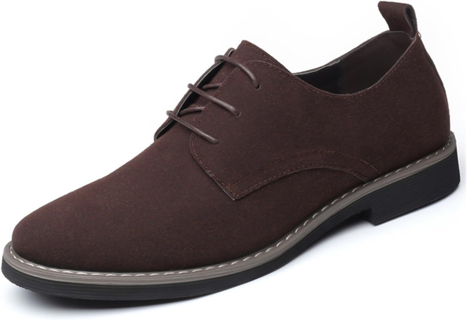 

Мужские повседневные туфли из замши Бизнес-классические туфли для мужчин Dmgyck, коричневый