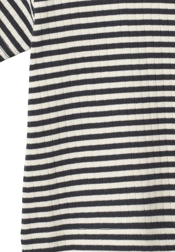Футболка с принтом фабиана Wheat, Navy Rib Stripe — фото 3