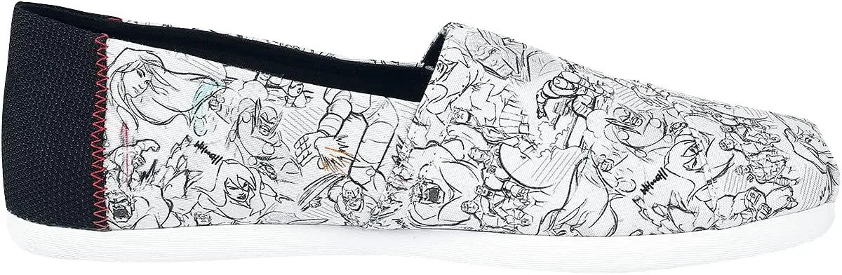 Туфли TOMS - Herren Alpargata Espadrille, Größe:, Kunstdruck Marvel Con Weiß — фото 3