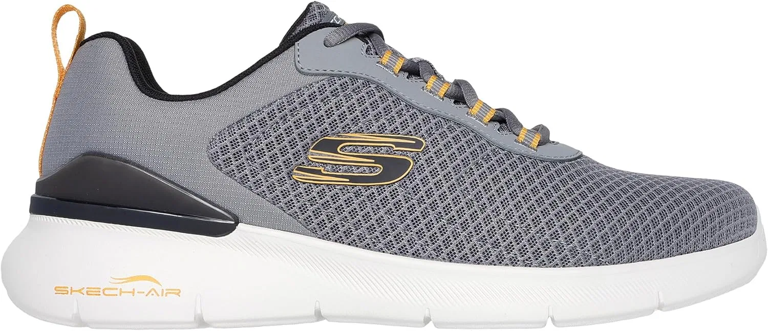 Мужские кроссовки Skechers Skech-AIR Dynamight 2.0, черные, размер 45 EU — фото 3