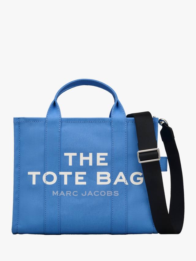 

Средняя хлопковая сумка-шоппер из парусины Marc Jacobs, Spring Blue