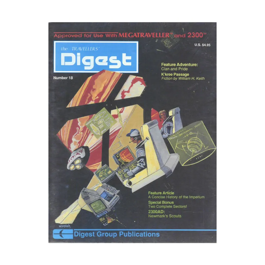 

Журнал #18 "Clan and Pride, Two Complete Sectors, 2300AD", Travellers' Digest
