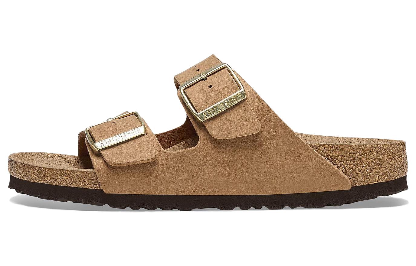Birkenstock Тапочки-слайды женские светло-коричневые обычные