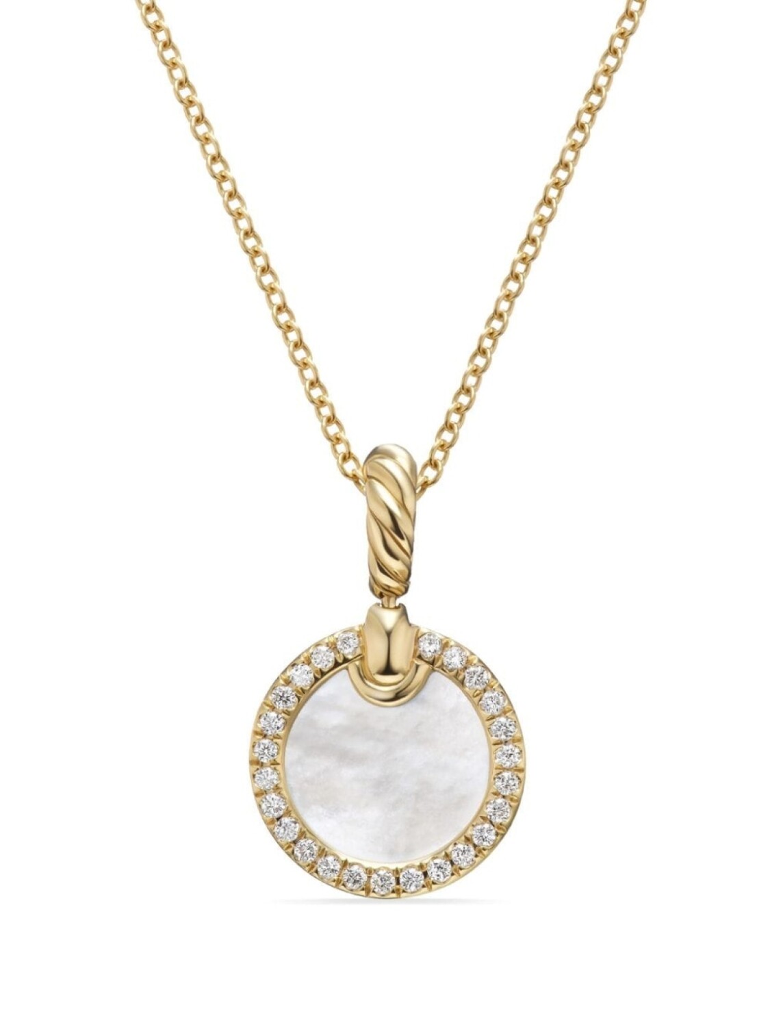 

Колье Elements из желтого золота с бриллиантами David Yurman, золотой