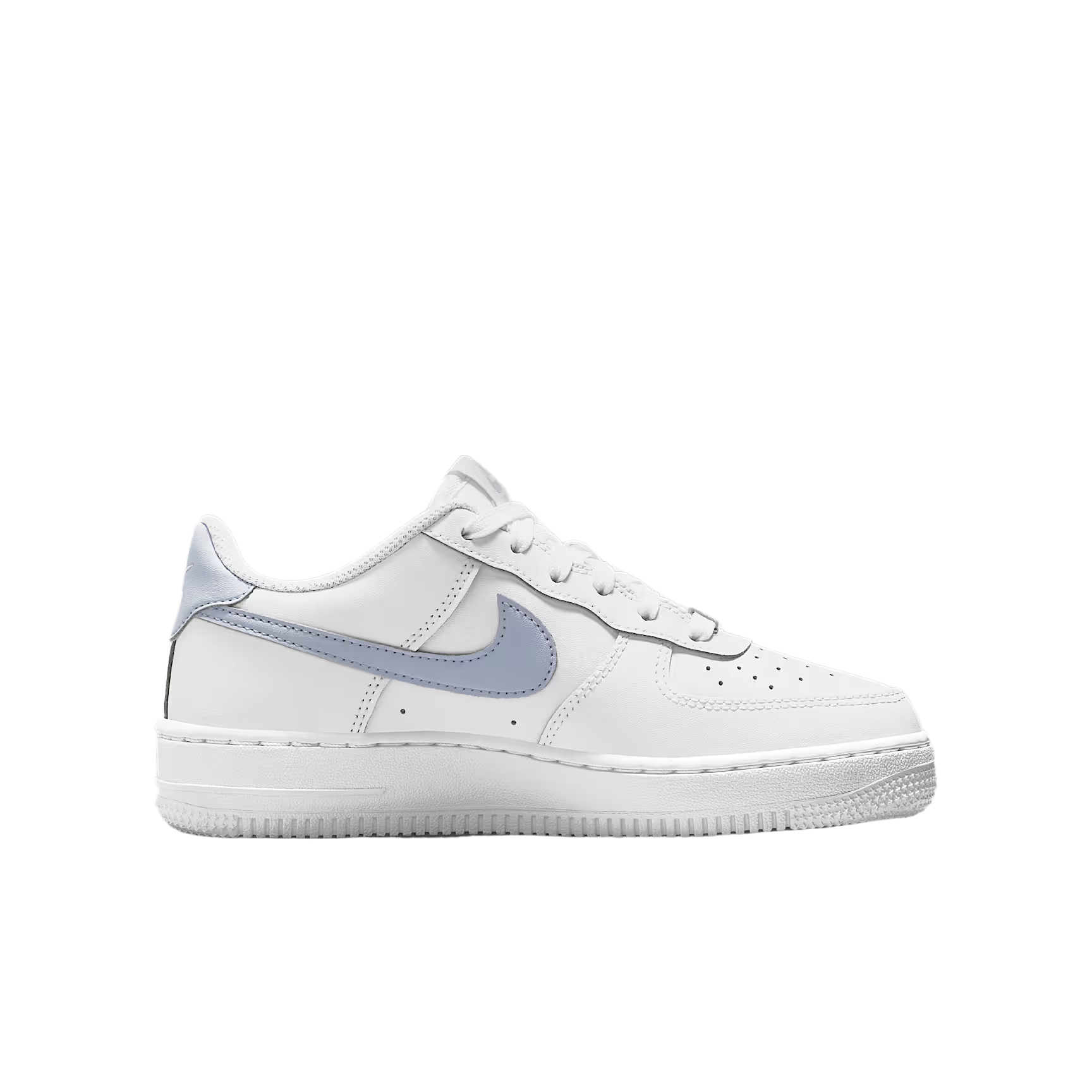 Nike Детские кроссовки Air Force 1 Low Top, белые, Phantom, для подростков — фото 2