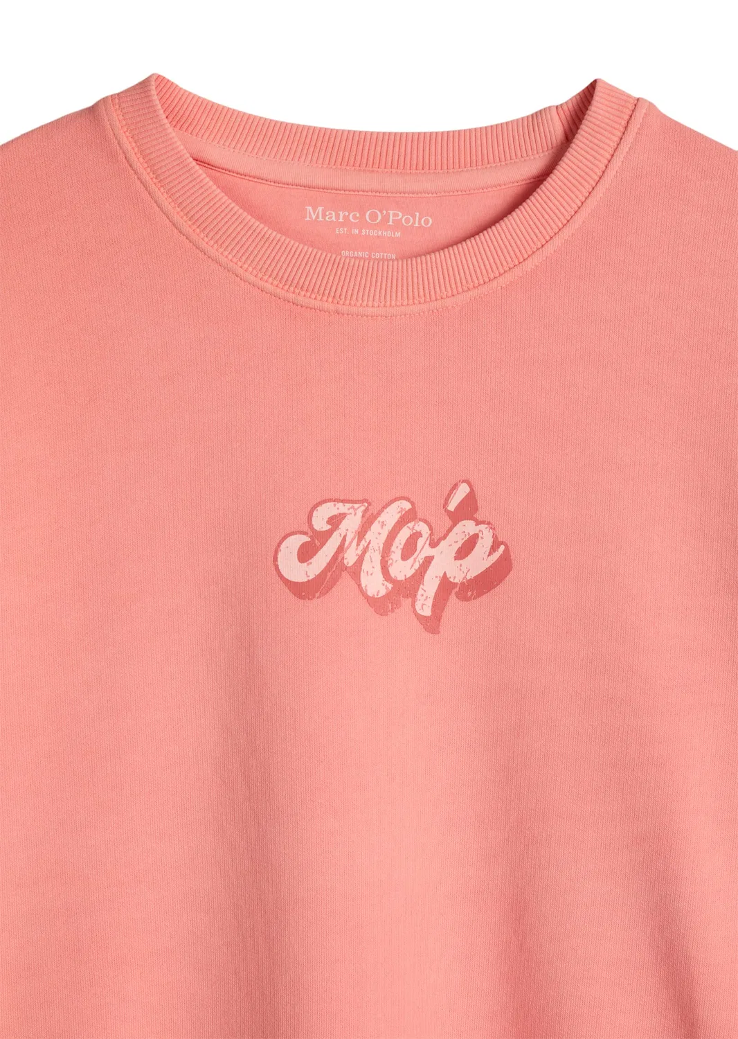 Свитшот из органического хлопка Marc O'Polo, красный — фото 3