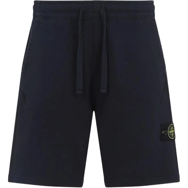 Шорты с кулиской и нашивкой с логотипом STONE ISLAND, морской синий