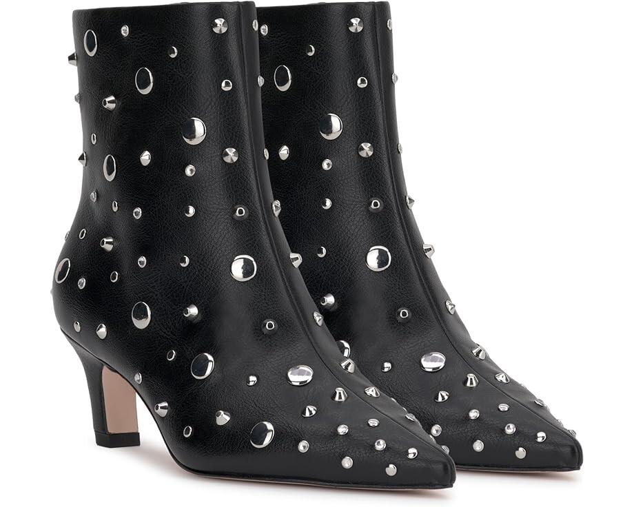 

Ботинки Jessica Simpson Viviana Kitten Heel Studded Bootie, черный